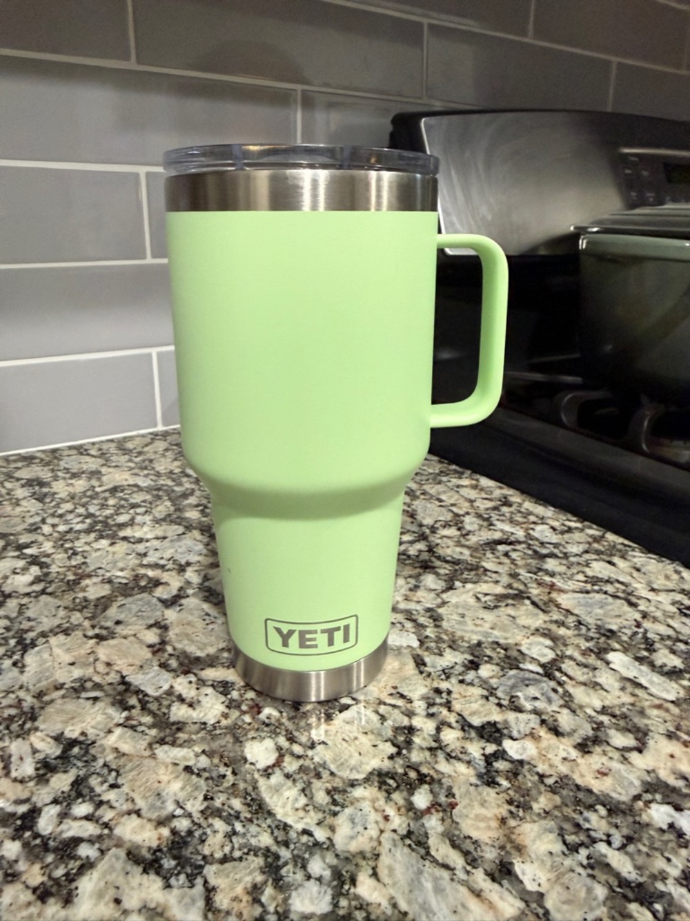 Yeti 30oz Key Lime Rambler Mug with Handle
